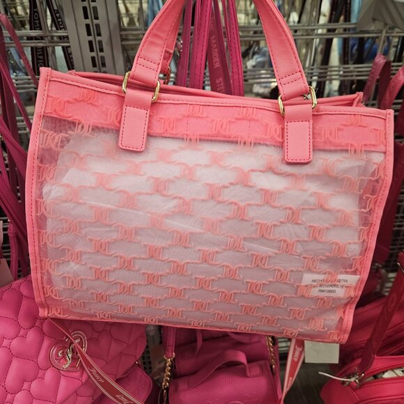 Viral Juicy Couture Pink Handbag with Shoulder Strap - Picture 2 of 3